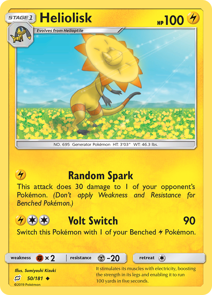 Heliolisk (50/181) [Sun & Moon: Team Up] | Gear Gaming Fayetteville