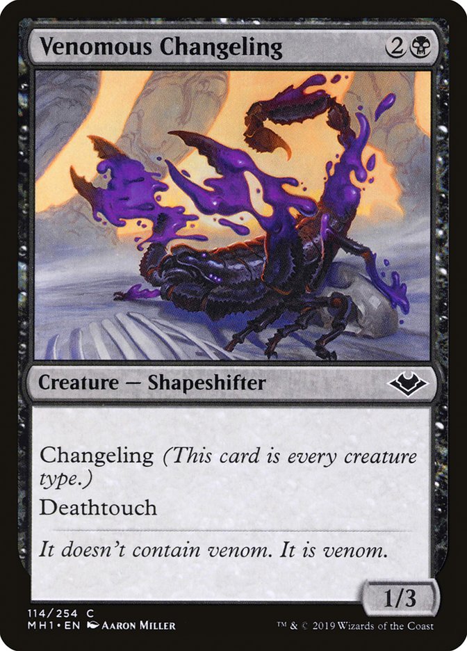 Venomous Changeling [Modern Horizons] | Gear Gaming Fayetteville