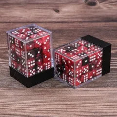 (Crimson+Black) 12mm D6 block of 36 dice | Gear Gaming Fayetteville