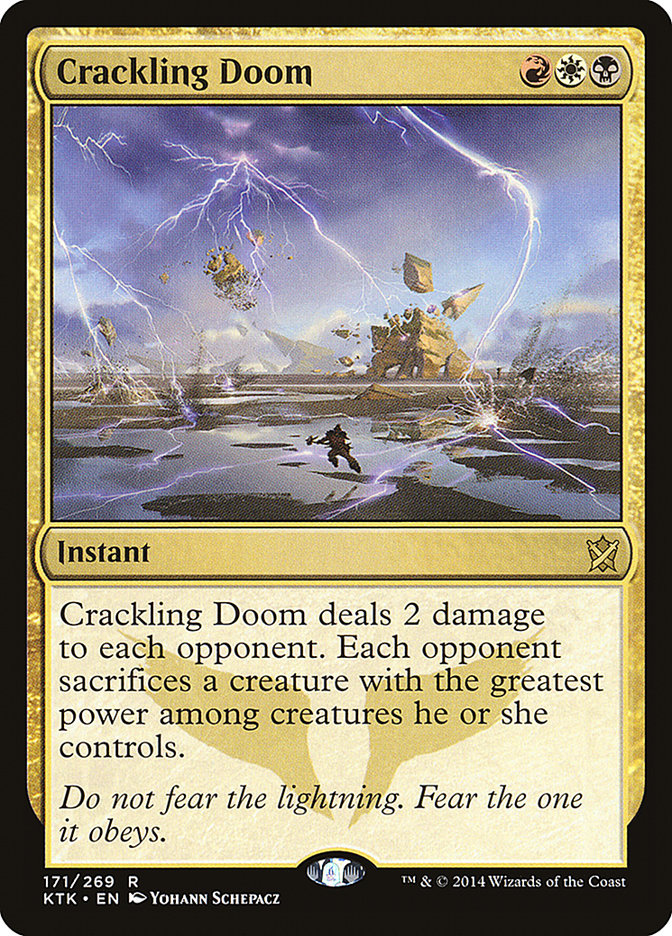 Crackling Doom [Khans of Tarkir] | Gear Gaming Fayetteville