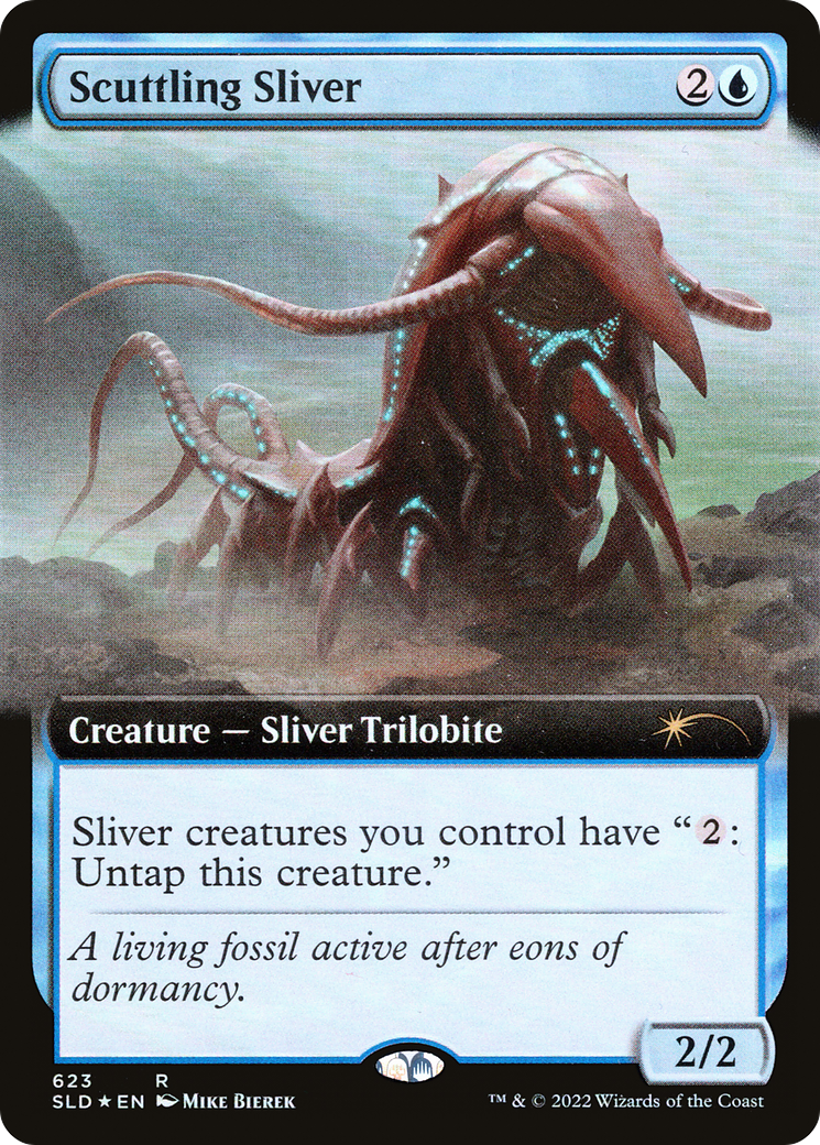 Scuttling Sliver (Extended Art) [Secret Lair Drop Promos] | Gear Gaming Fayetteville