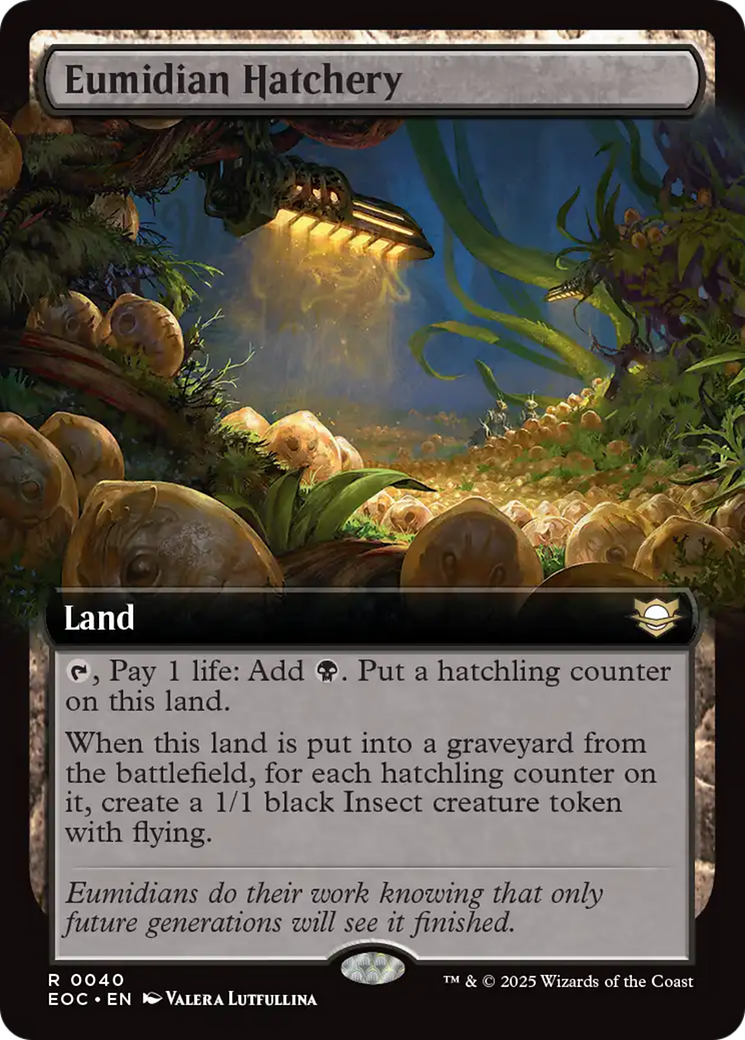 Eumidian Hatchery (Extended Art) [Edge of Eternities Commander] | Gear Gaming Fayetteville
