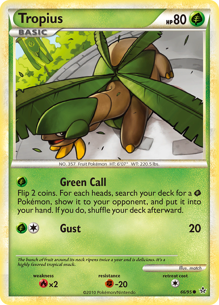 Tropius (66/95) [HeartGold & SoulSilver: Unleashed] | Gear Gaming Fayetteville