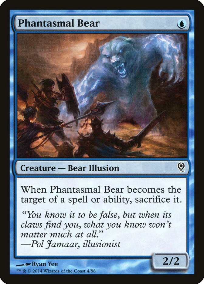 Phantasmal Bear [Duel Decks: Jace vs. Vraska] | Gear Gaming Fayetteville