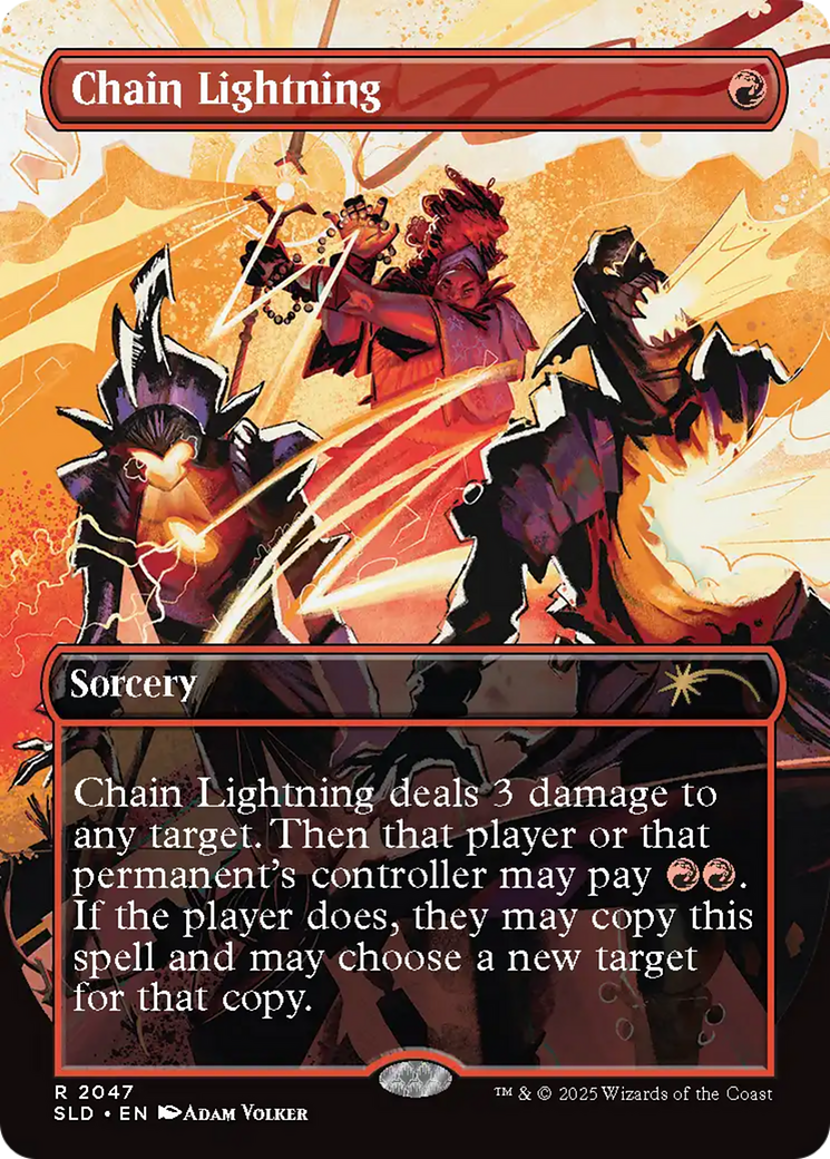 Chain Lightning (2047) (Rainbow Foil) [Secret Lair Drop Series] | Gear Gaming Fayetteville