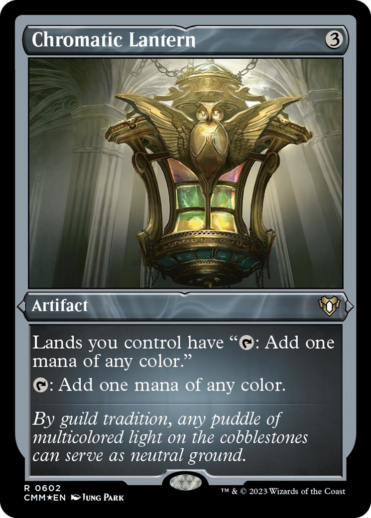 Chromatic Lantern (Foil Etched) [Commander Masters] | Gear Gaming Fayetteville