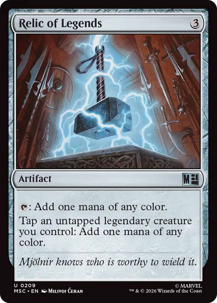 Relic of Legends [Marvel Super Heroes Commander] | Gear Gaming Fayetteville