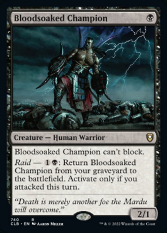 Bloodsoaked Champion [Commander Legends: Battle for Baldur's Gate] | Gear Gaming Fayetteville