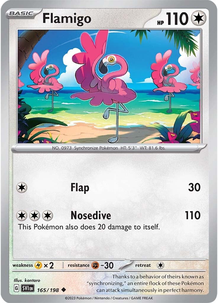 Flamigo (165/198) [Scarlet & Violet: Base Set] | Gear Gaming Fayetteville