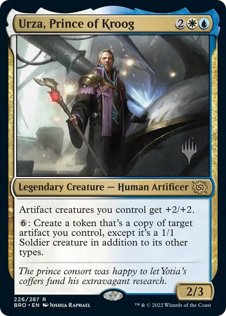 Urza, Prince of Kroog (Promo Pack) [The Brothers' War Promos] | Gear Gaming Fayetteville