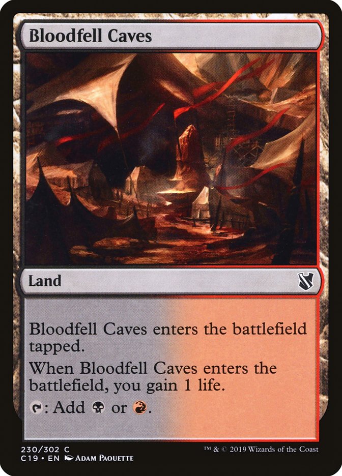 Bloodfell Caves [Commander 2019] | Gear Gaming Fayetteville