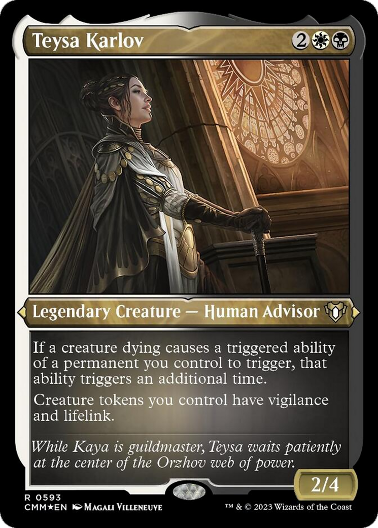 Teysa Karlov (Foil Etched) [Commander Masters] | Gear Gaming Fayetteville