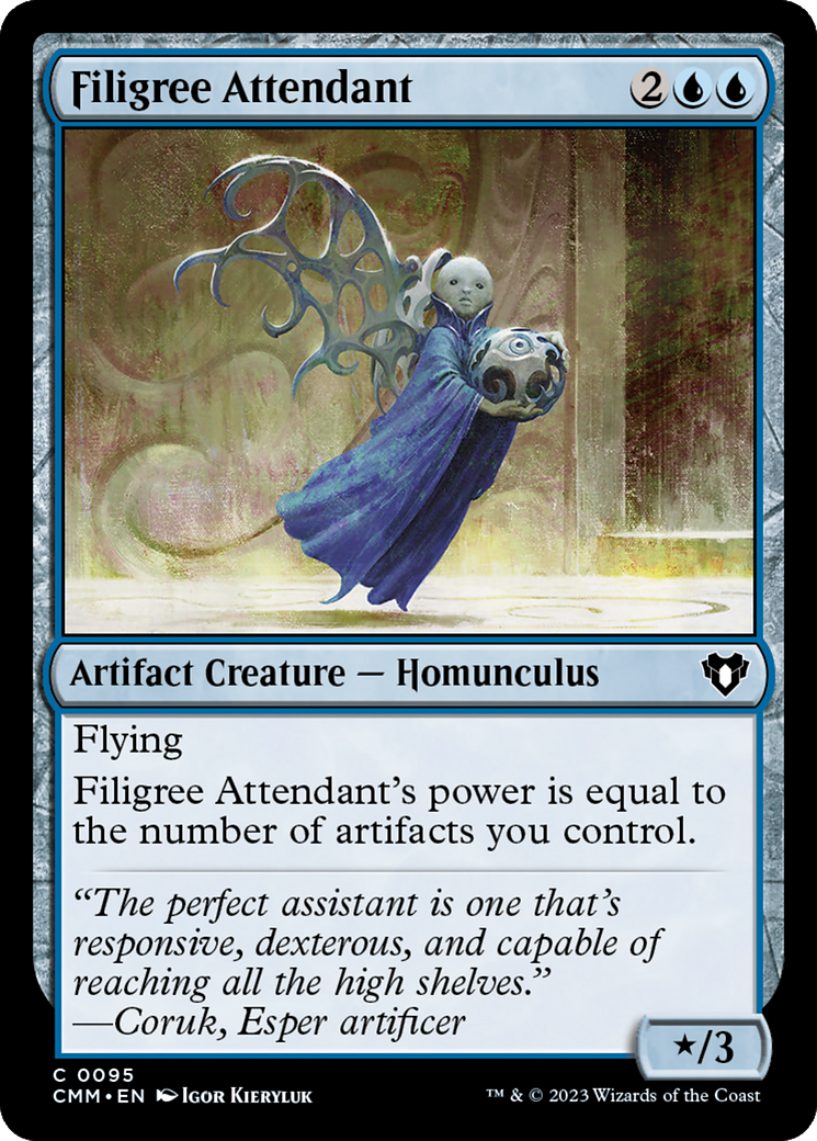 Filigree Attendant [Commander Masters] | Gear Gaming Fayetteville