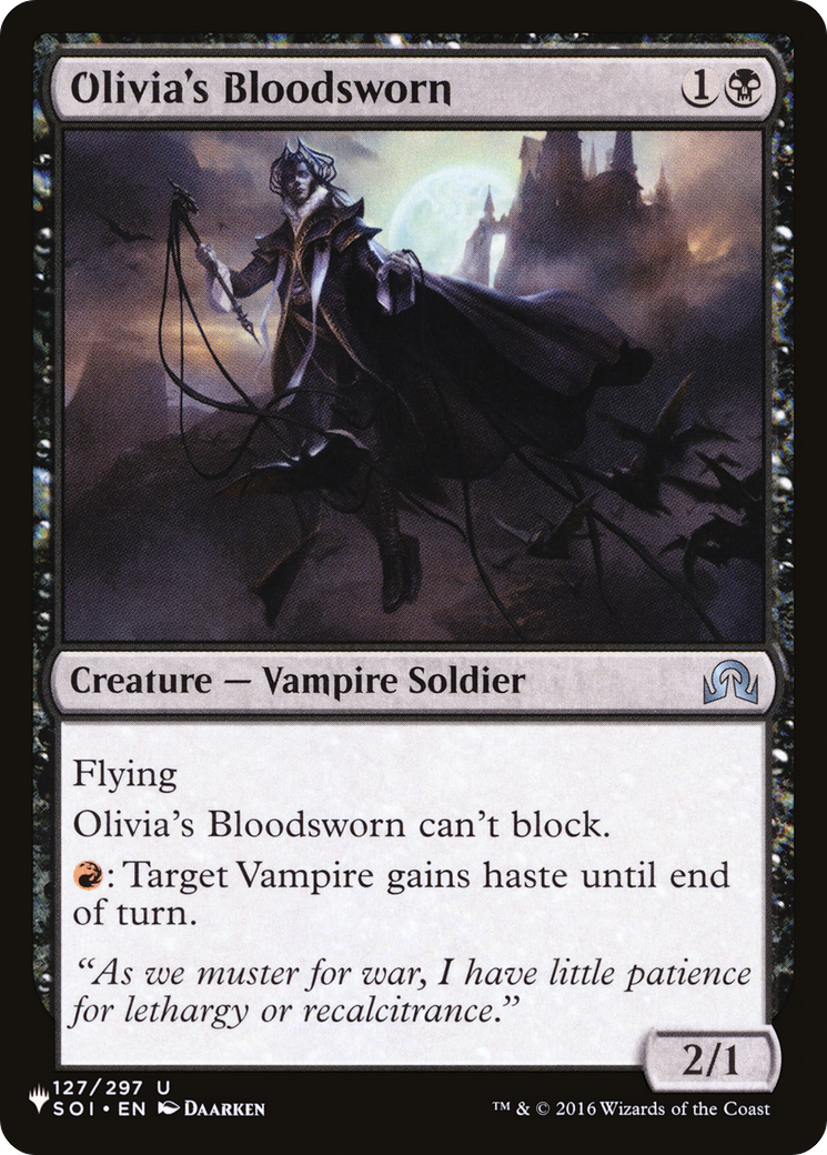 Olivia's Bloodsworn [The List Reprints] | Gear Gaming Fayetteville