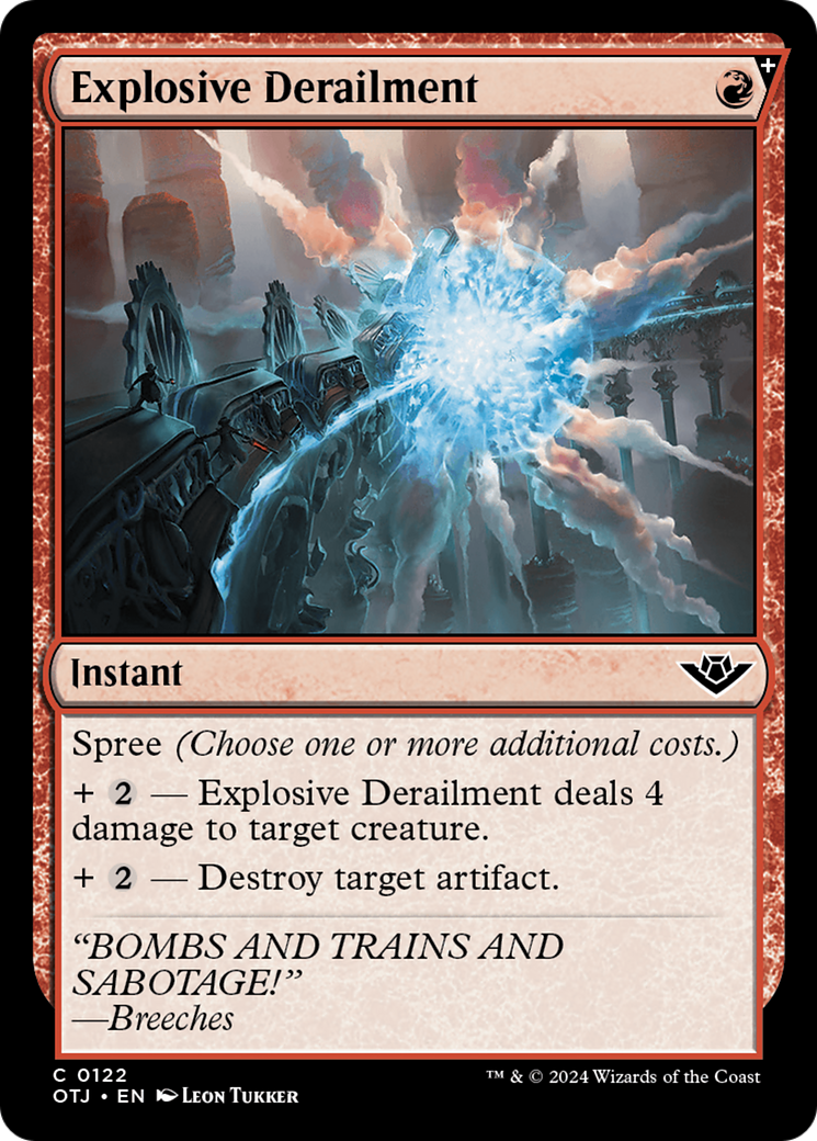 Explosive Derailment [Outlaws of Thunder Junction] | Gear Gaming Fayetteville