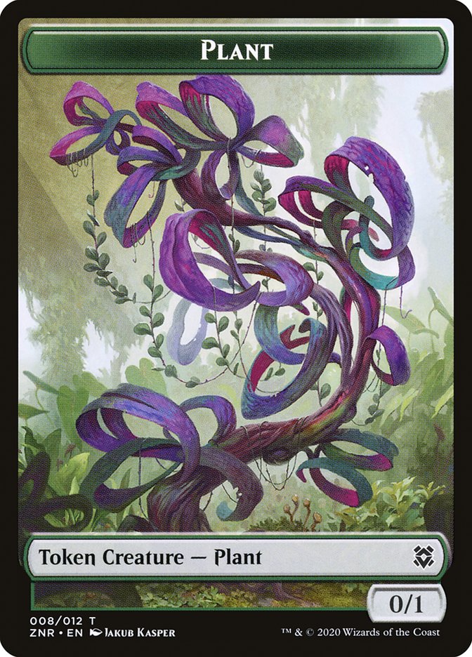 Drake // Plant Double-Sided Token [Zendikar Rising Tokens] | Gear Gaming Fayetteville