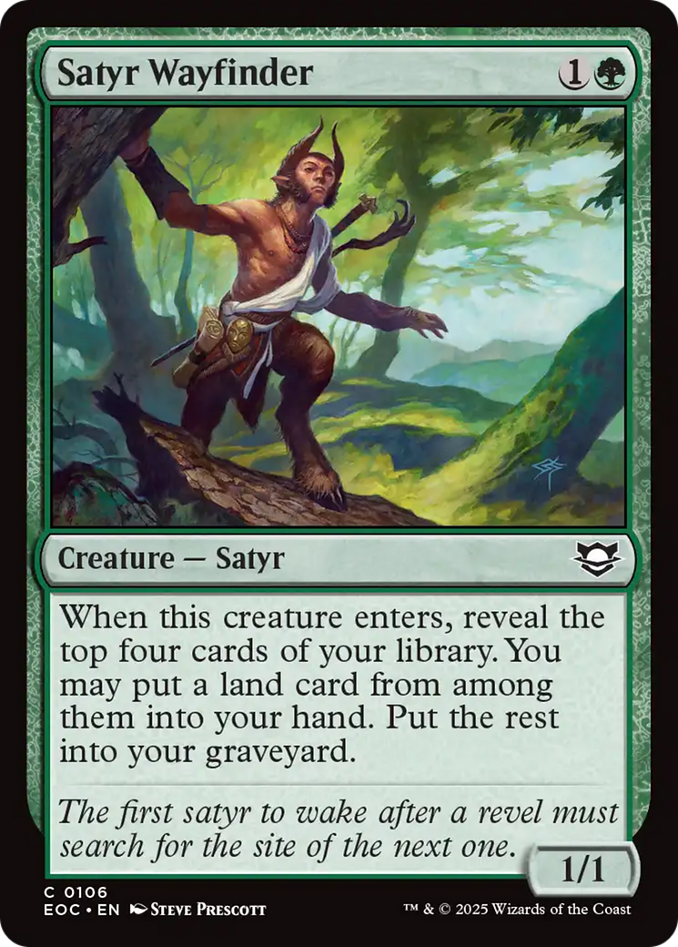 Satyr Wayfinder [Edge of Eternities Commander] | Gear Gaming Fayetteville