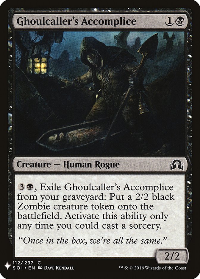 Ghoulcaller's Accomplice [Mystery Booster] | Gear Gaming Fayetteville