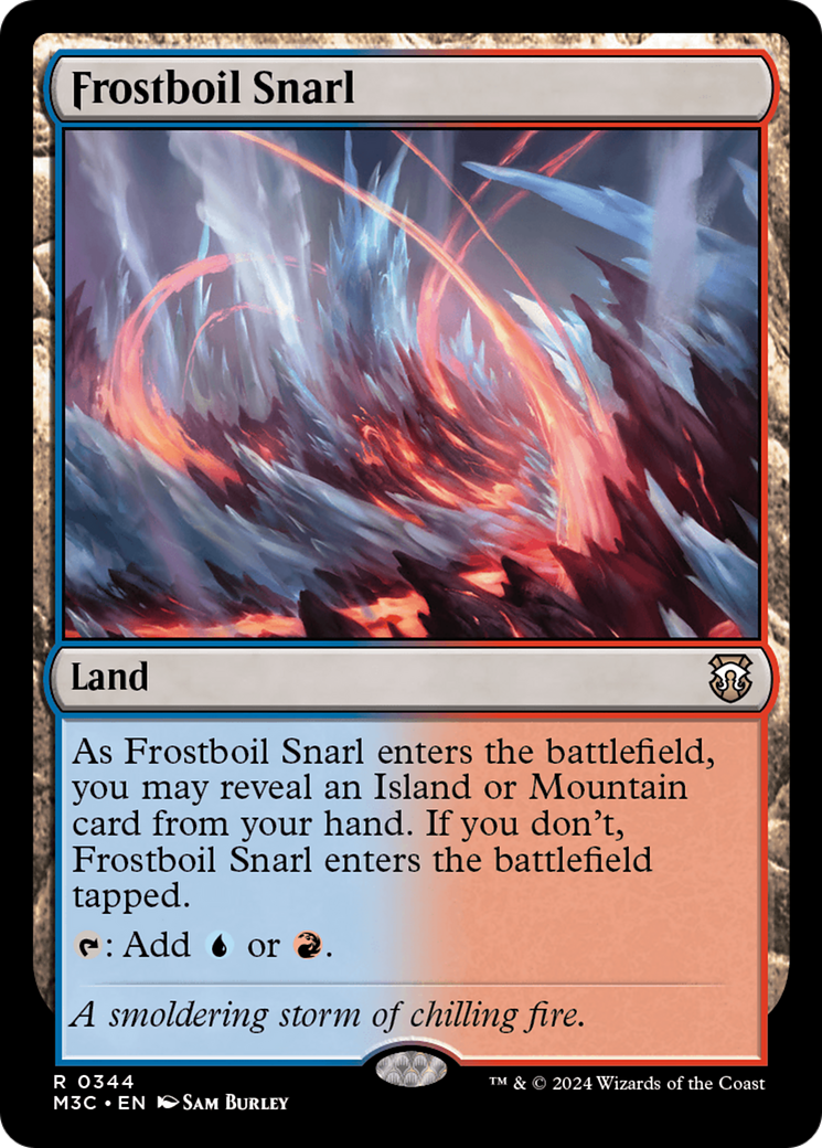 Frostboil Snarl (Ripple Foil) [Modern Horizons 3 Commander] | Gear Gaming Fayetteville