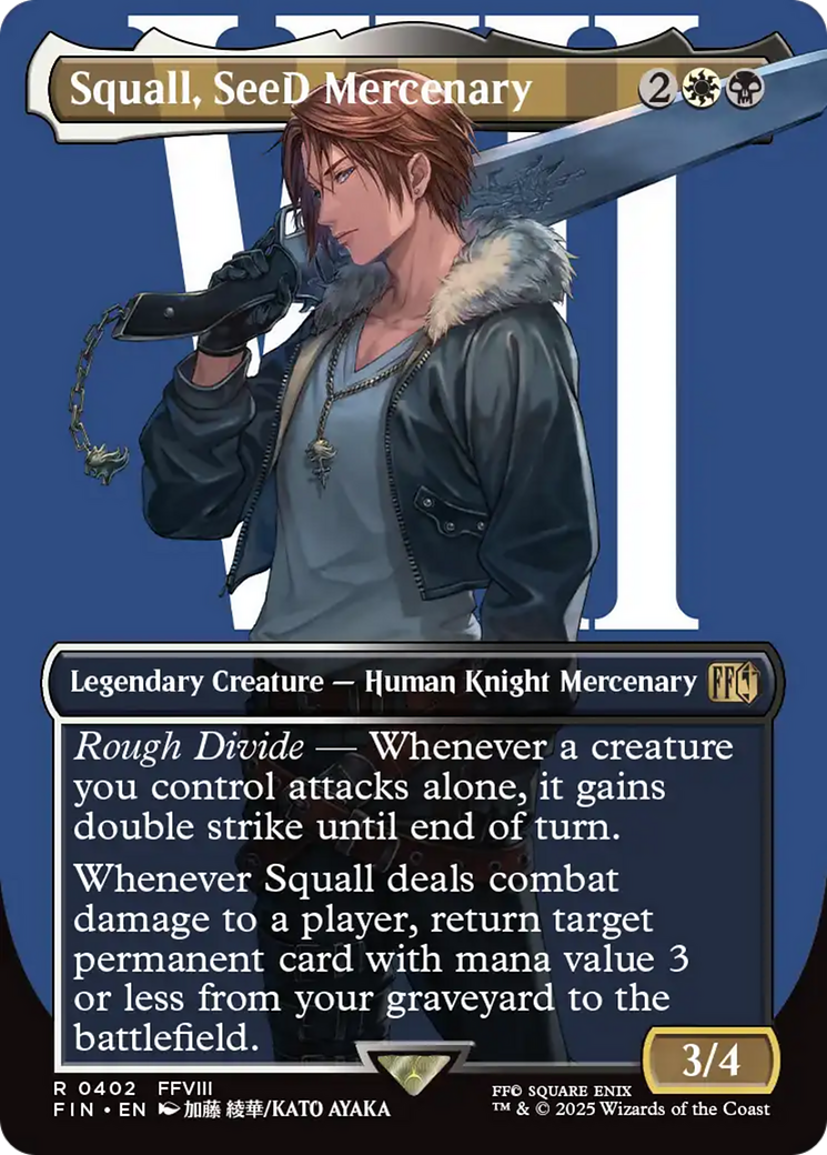 Squall, SeeD Mercenary (Borderless) [FINAL FANTASY] | Gear Gaming Fayetteville