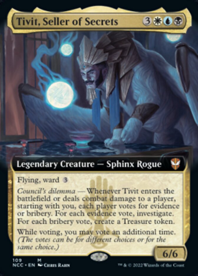 Tivit, Seller of Secrets (Extended Art) [Streets of New Capenna Commander] | Gear Gaming Fayetteville