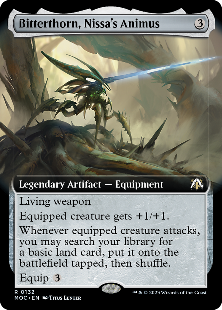 Bitterthorn, Nissa's Animus (Extended Art) [March of the Machine Commander] | Gear Gaming Fayetteville