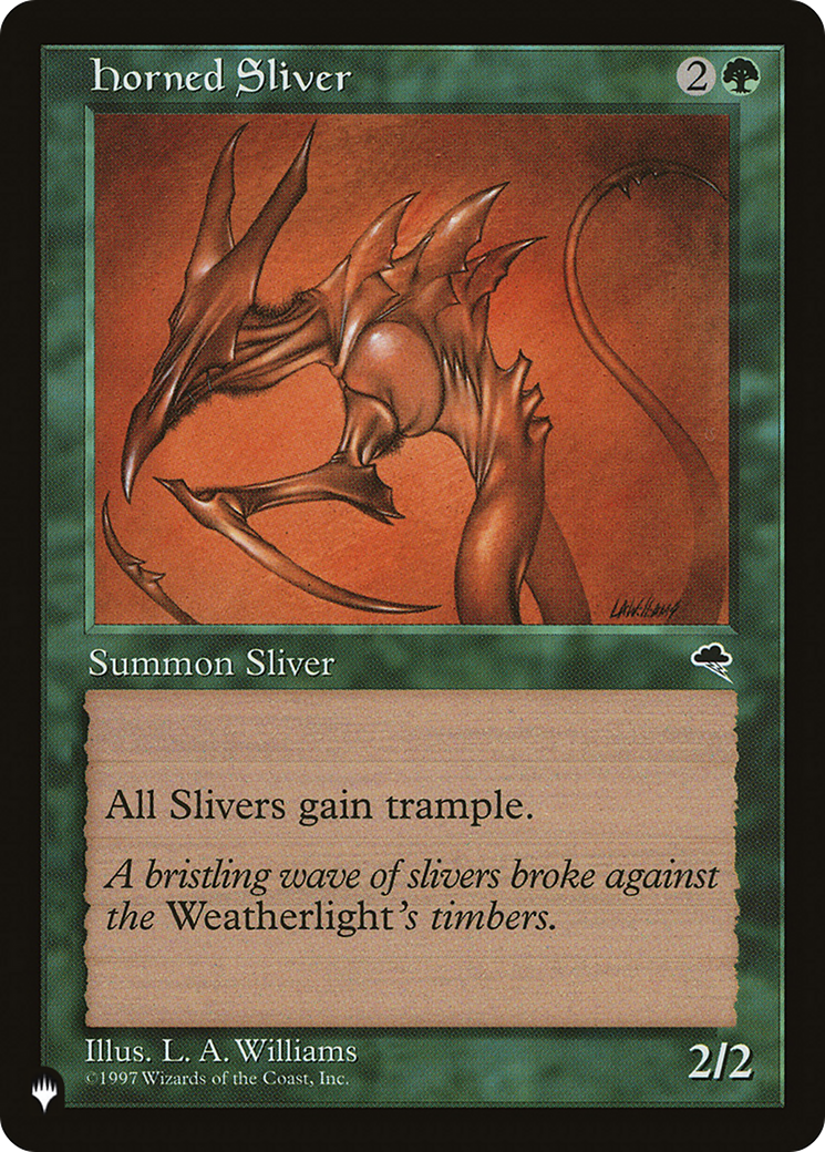 Horned Sliver [The List Reprints] | Gear Gaming Fayetteville