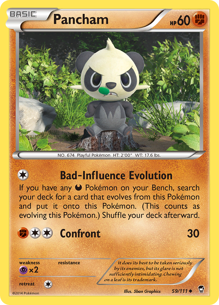 Pancham (59/111) [XY: Furious Fists] | Gear Gaming Fayetteville