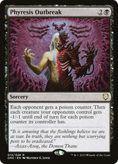 Phyresis Outbreak [Phyrexia: All Will Be One Commander] | Gear Gaming Fayetteville