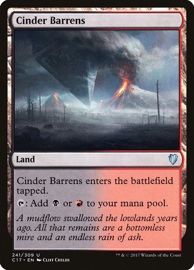 Cinder Barrens [Commander 2017] | Gear Gaming Fayetteville