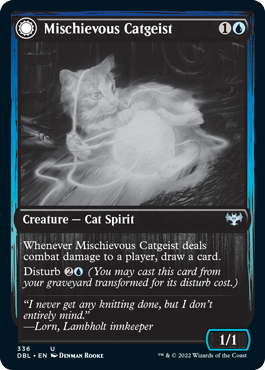 Mischievous Catgeist // Catlike Curiosity [Innistrad: Double Feature] | Gear Gaming Fayetteville