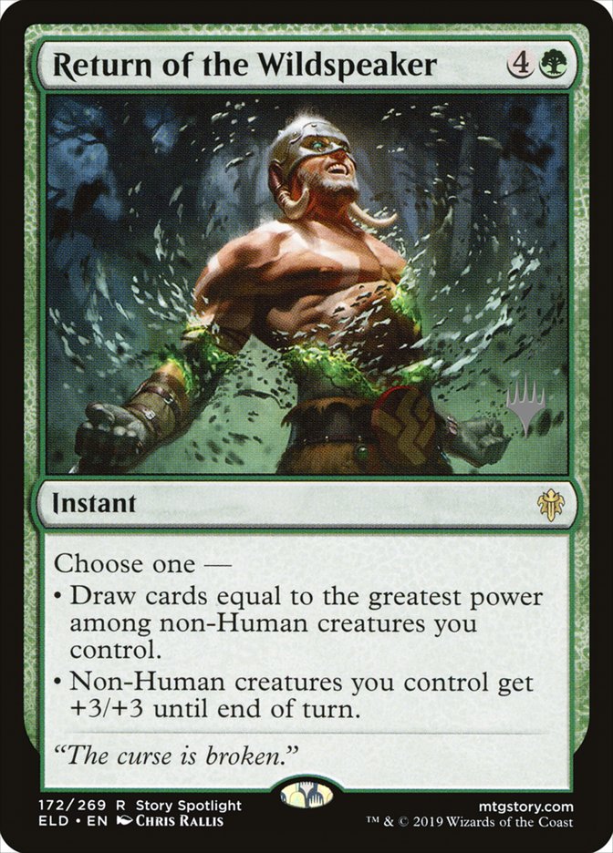 Return of the Wildspeaker (Promo Pack) [Throne of Eldraine Promos] | Gear Gaming Fayetteville