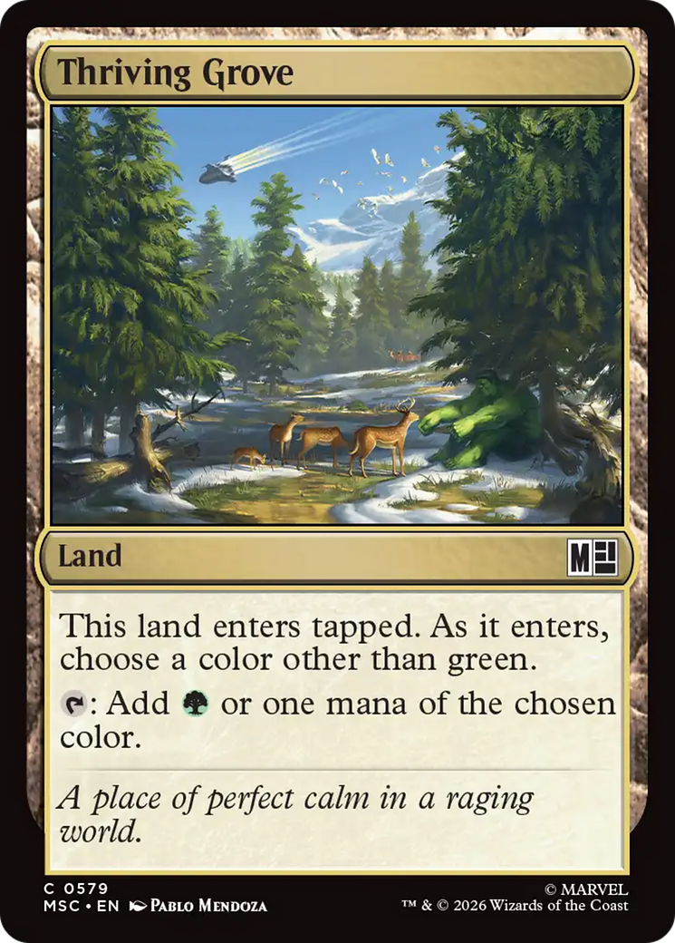 Thriving Grove [Marvel Super Heroes Commander] | Gear Gaming Fayetteville