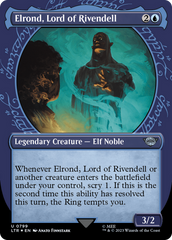 Elrond, Lord of Rivendell (Showcase) (Surge Foil) [The Lord of the Rings: Tales of Middle-Earth] | Gear Gaming Fayetteville