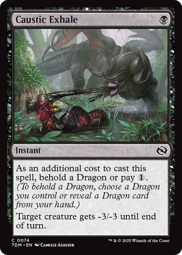 Caustic Exhale [Tarkir: Dragonstorm] | Gear Gaming Fayetteville