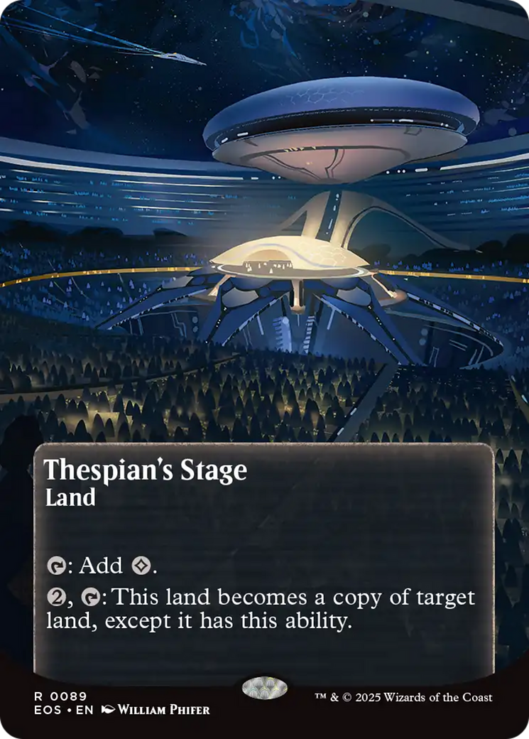 Thespian's Stage (0089) (Borderless) [Edge of Eternities: Stellar Sights] | Gear Gaming Fayetteville