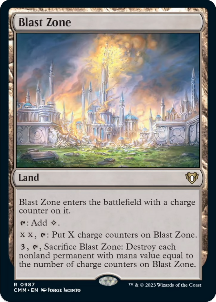 Blast Zone [Commander Masters] | Gear Gaming Fayetteville