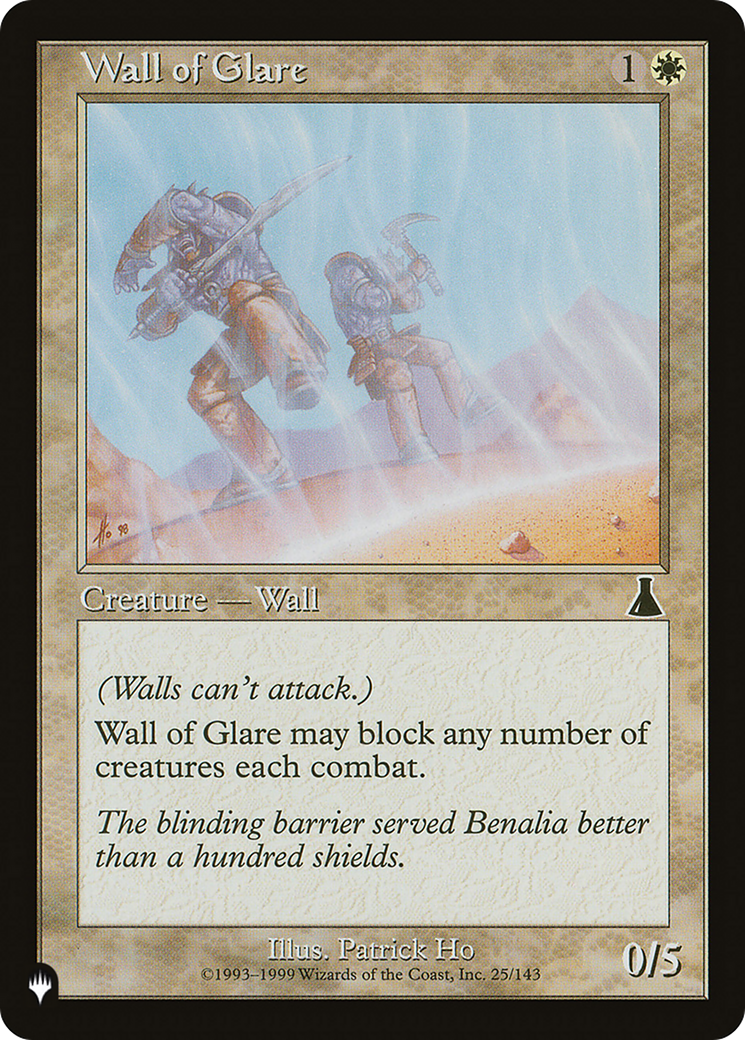 Wall of Glare [The List Reprints] | Gear Gaming Fayetteville