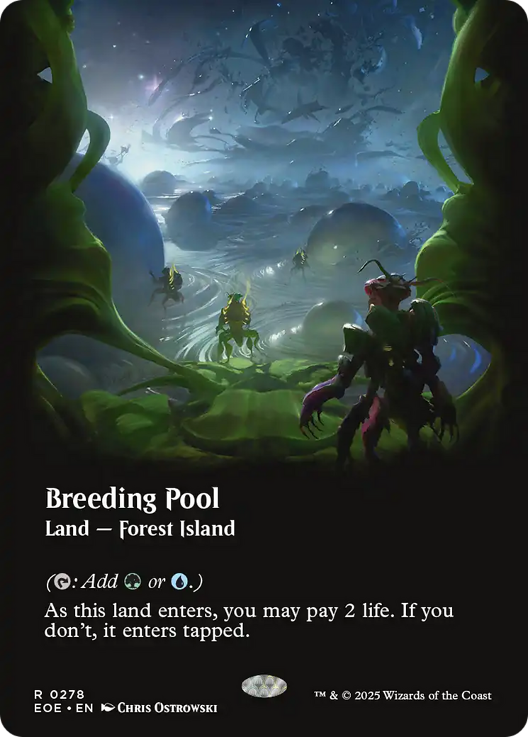 Breeding Pool (Borderless) [Edge of Eternities] | Gear Gaming Fayetteville