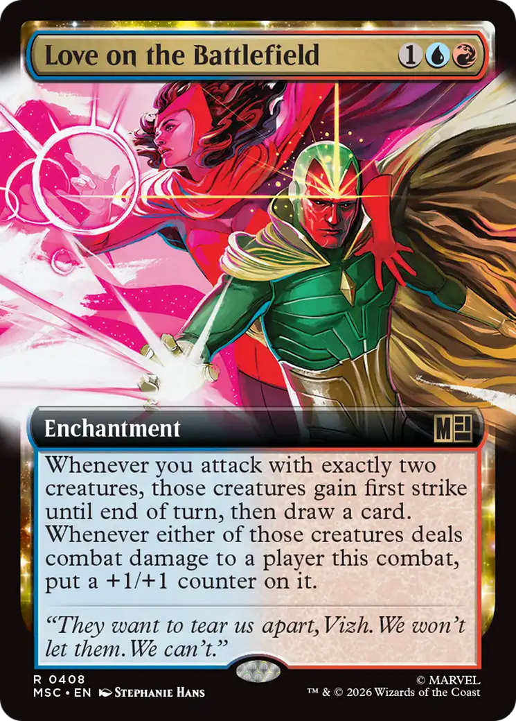 Love on the Battlefield (Extended Art) [Marvel Super Heroes Commander] | Gear Gaming Fayetteville