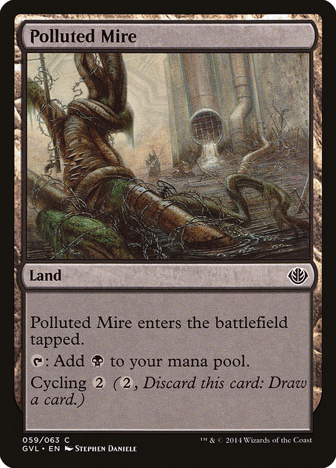 Polluted Mire (Garruk vs. Liliana) [Duel Decks Anthology] | Gear Gaming Fayetteville
