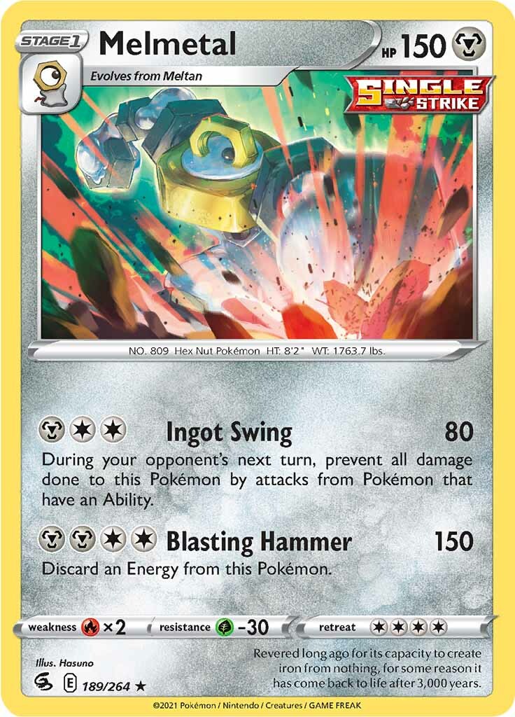 Melmetal (189/264) [Sword & Shield: Fusion Strike] | Gear Gaming Fayetteville