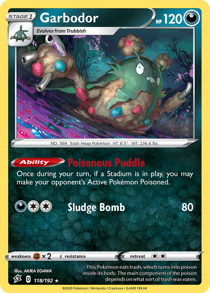 Garbodor (118/192) [Sword & Shield: Rebel Clash] | Gear Gaming Fayetteville