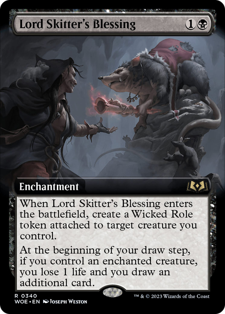 Lord Skitter's Blessing (Extended Art) [Wilds of Eldraine] | Gear Gaming Fayetteville
