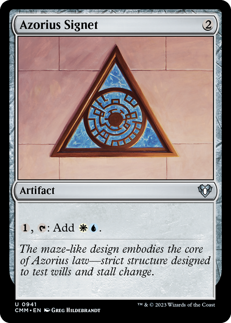 Azorius Signet [Commander Masters] | Gear Gaming Fayetteville