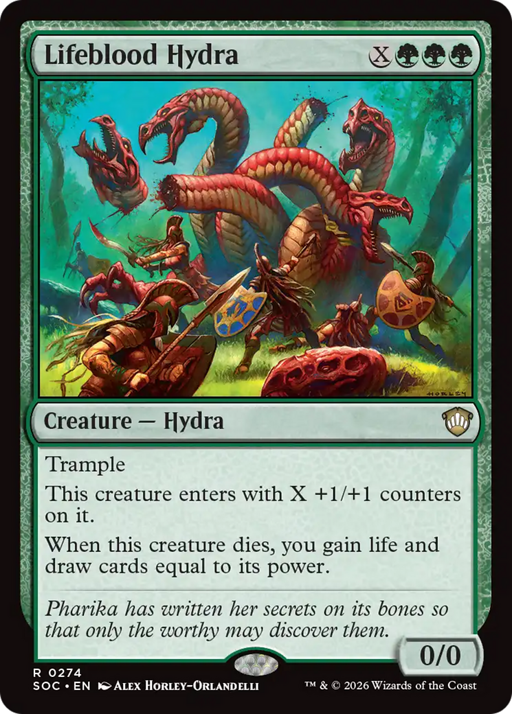 Lifeblood Hydra [Secrets of Strixhaven Commander] | Gear Gaming Fayetteville