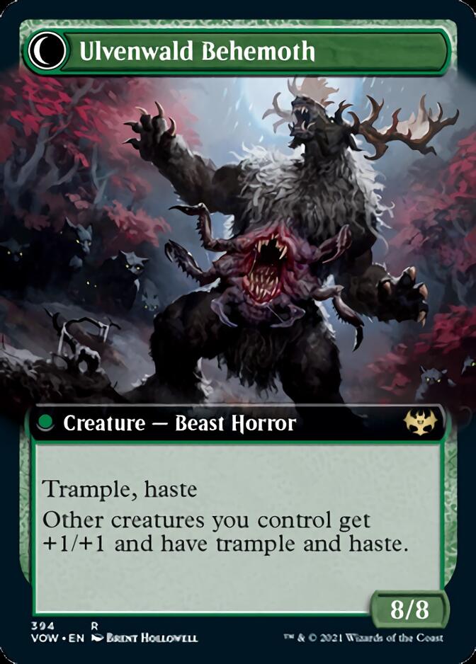 Ulvenwald Oddity // Ulvenwald Behemoth (Extended Art) [Innistrad: Crimson Vow] | Gear Gaming Fayetteville
