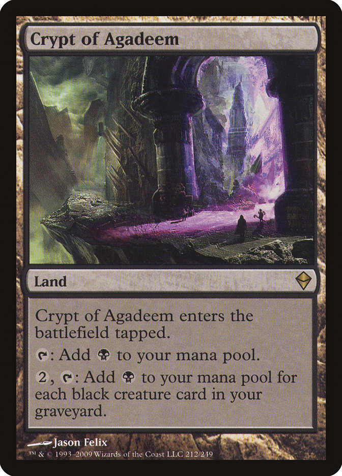 Crypt of Agadeem [Zendikar] | Gear Gaming Fayetteville
