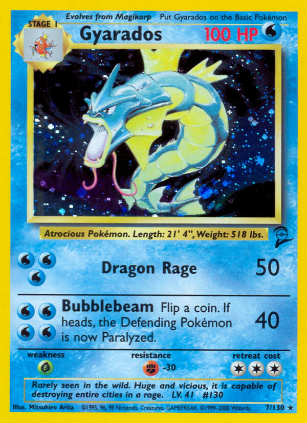Gyarados (7/130) [Base Set 2] | Gear Gaming Fayetteville