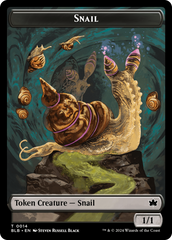 Snail // Thundertrap Trainer Double-Sided Token [Bloomburrow Tokens] | Gear Gaming Fayetteville